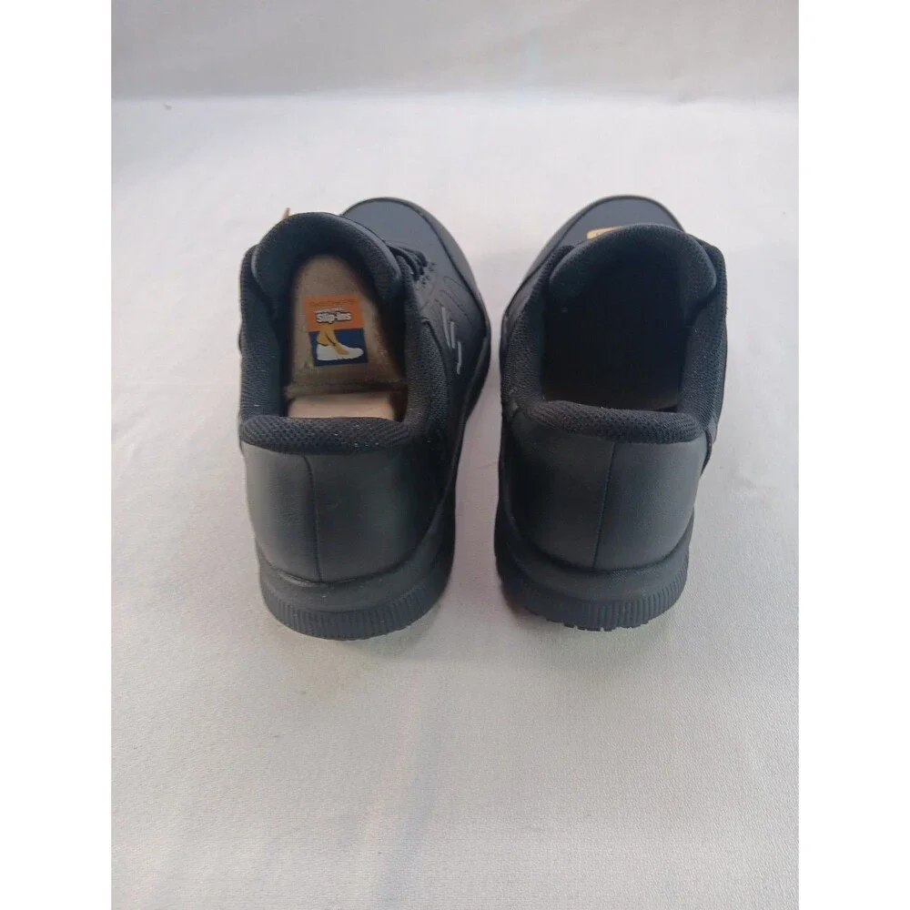 Skechers Work Nampa Knotly Slip Resistant Hands Free Slip-Ins Men’s 10.5 Black